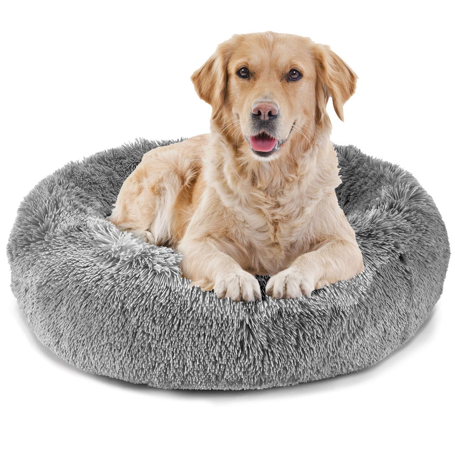 “Orthopedic Calming Bed for Dogs & Cats 🐾 | Anxiety Relief & Deep Sleep Comfort 💤”